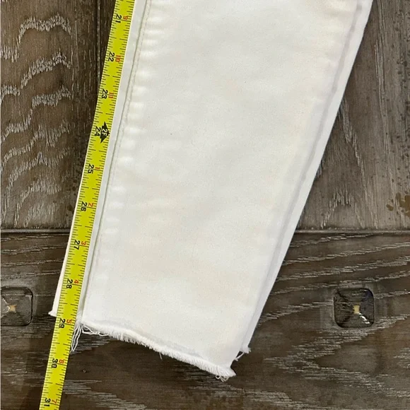 Articles Of Society Women's Crisp White Ankle Jeans - Picture 10 of 11